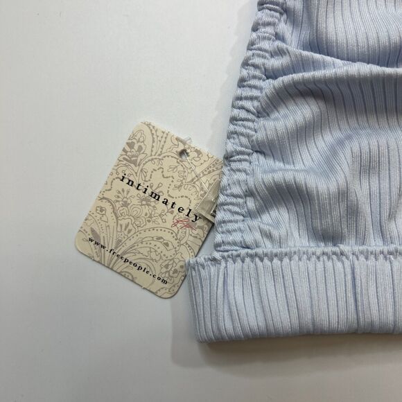 Free People Wait and See Bralette Womens XS Extra Small Pale Blue No Pads Bra - Picture 5 of 14